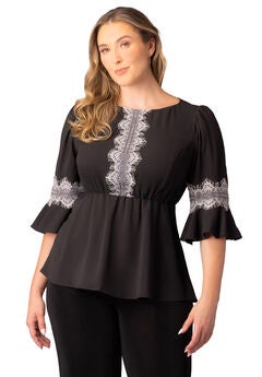 Chateau Lace Trim Top