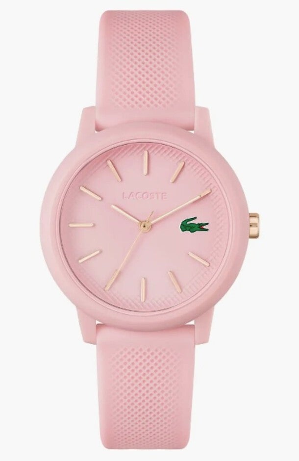 12.12 SILICONE STRAP WATCH, 36MM, Pink / Pink, hi-res image number 0