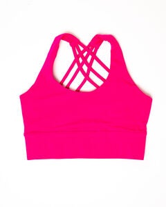 Crisscross Crop Sports Bra