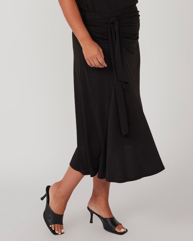 Octavia Skirt, Black / Black, alternate image number null