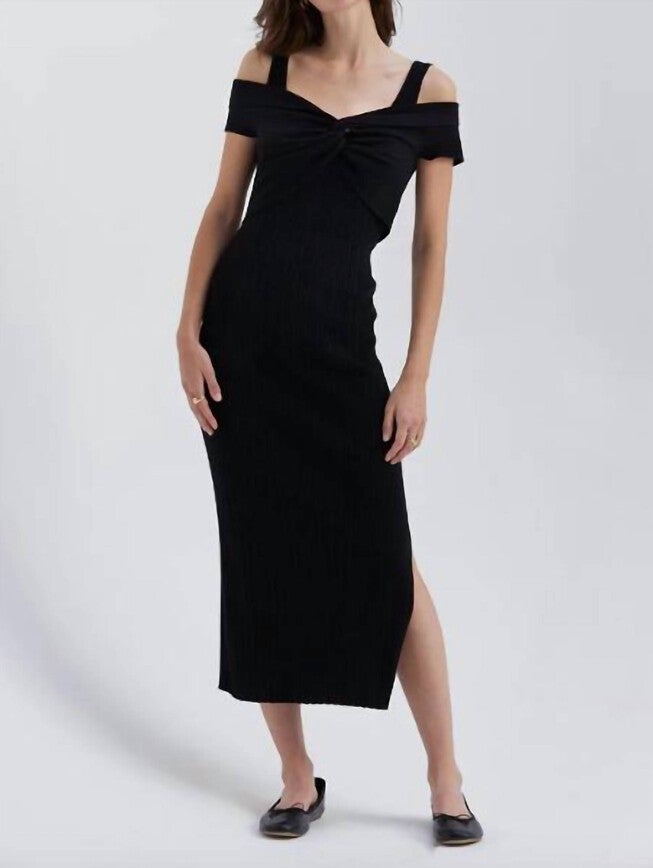 EMERSON TWO PIECE MAXI DRESS IN BLACK, Black / Black, hi-res image number 0