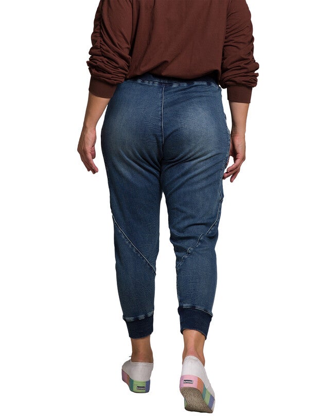 Candice Women's Plus Size Knit Skinny Utility Pocket Jogger Pant, , alternate image number 5