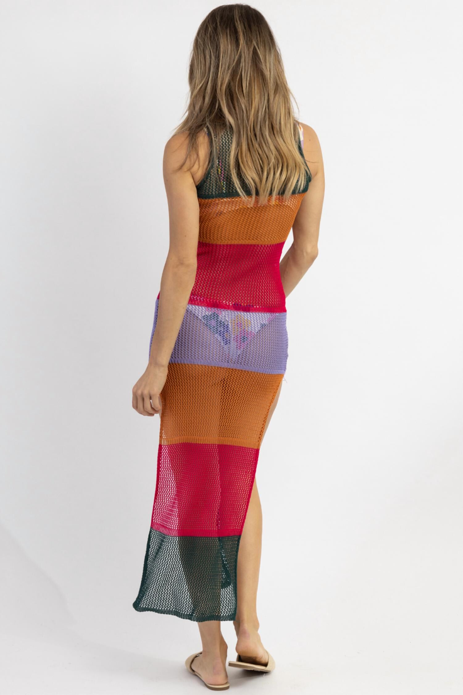 CROCHET COVERUP, Sublime Multicolor / Light Green, alternate image number 1