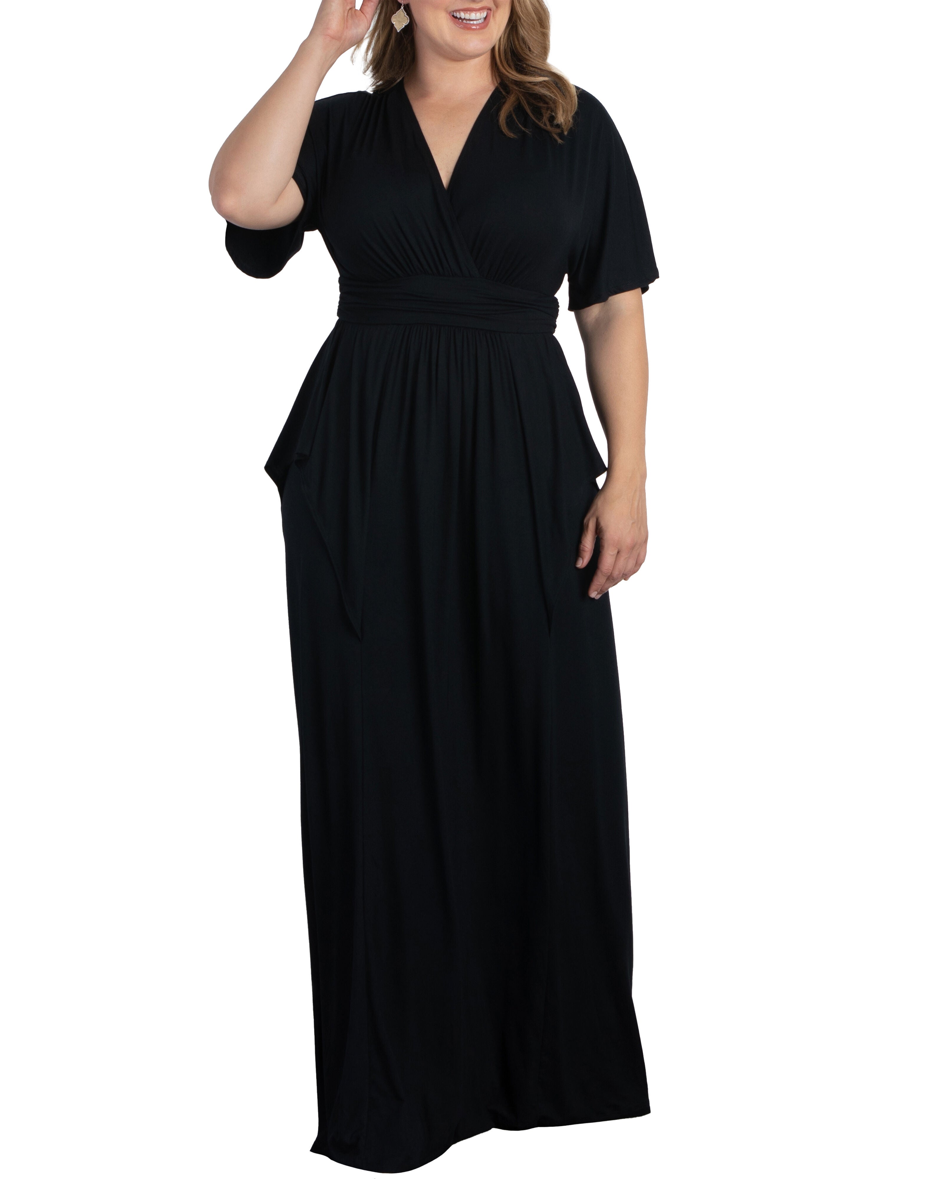 Indie Flair Maxi Dress, BLACK NOIR / Black, alternate image number 2