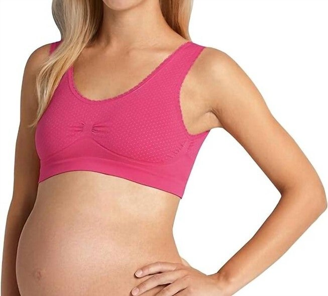 WOMEN'S SEAMLESS MATERNITY BUSTIER IN LOLLIPOP, , alternate image number null