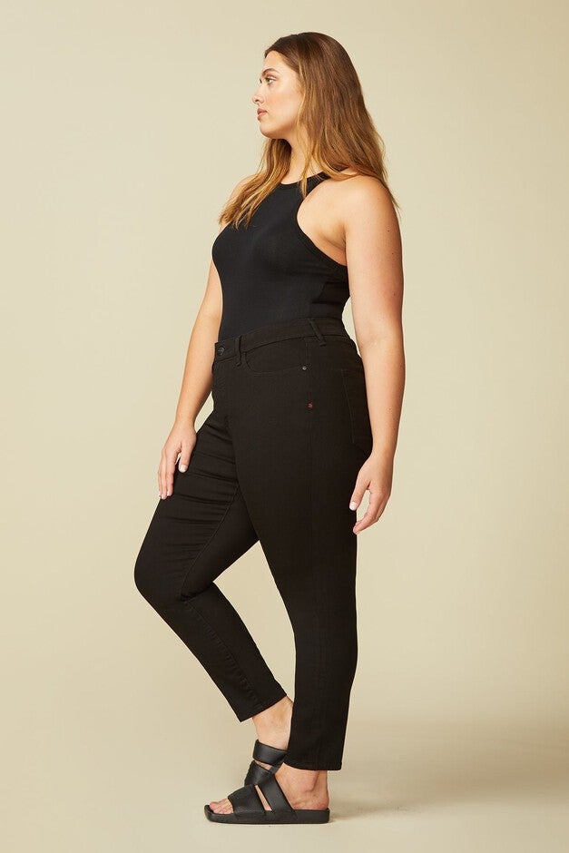 JFK PLUS - SKINNY JEANS | JET BLACK, JET BLACK / Black, alternate image number 1