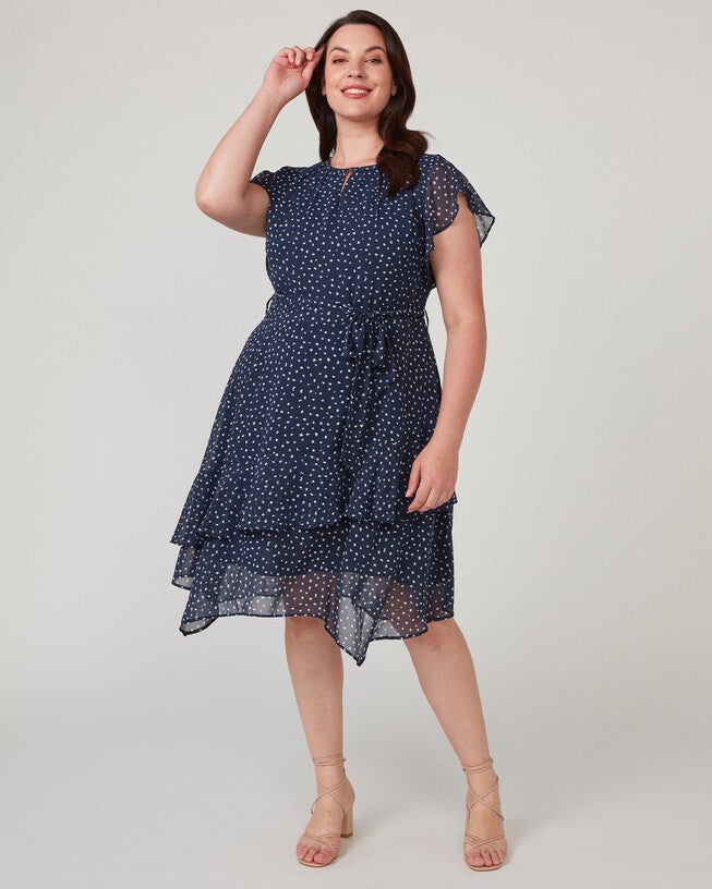 Night Pebble Dress, NavyMilk / Navy, alternate image number null