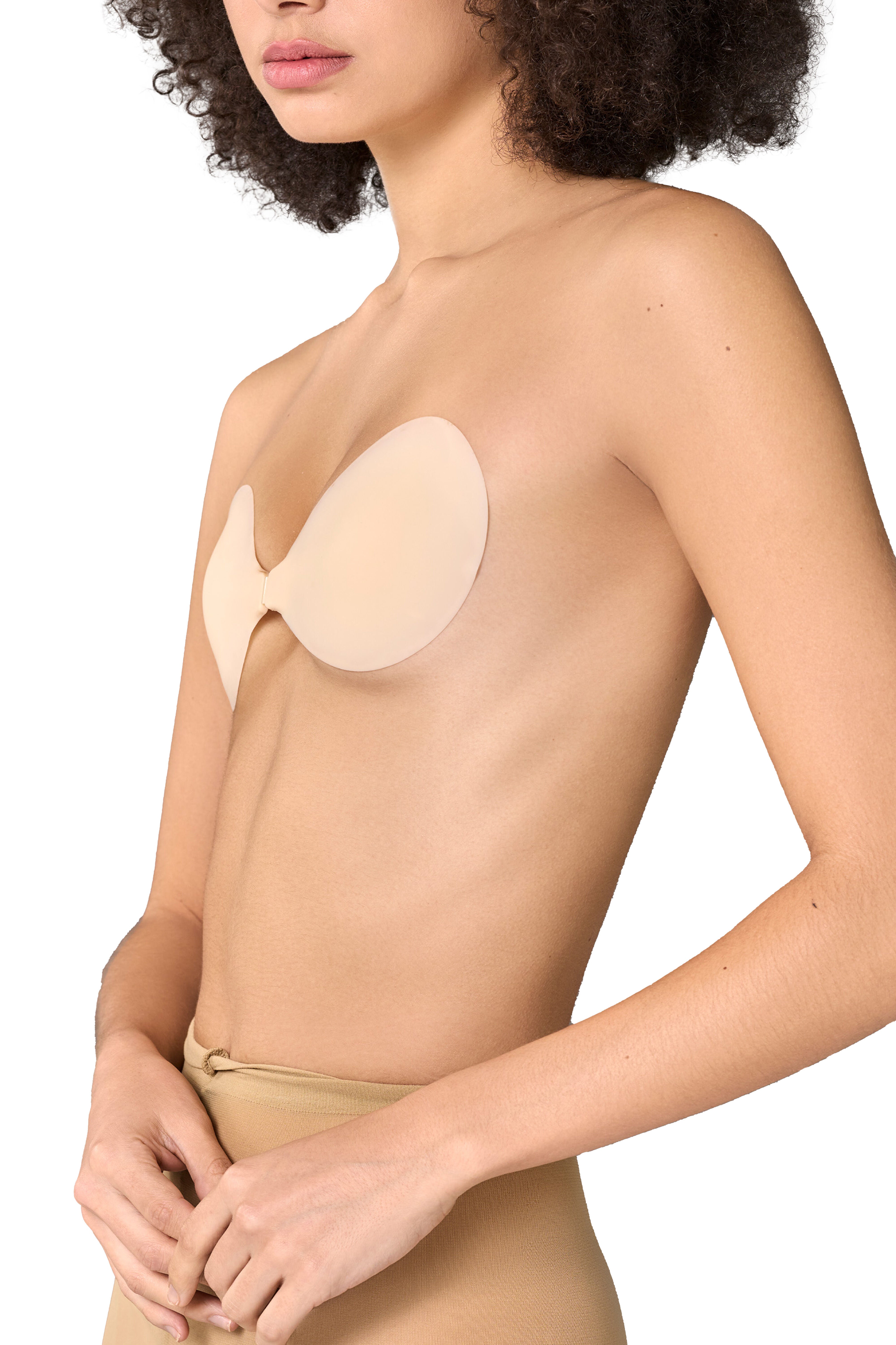 Shape Up Silicone Adhesive & Reusable Bra, No 3 Buff / Beige, alternate image number 3