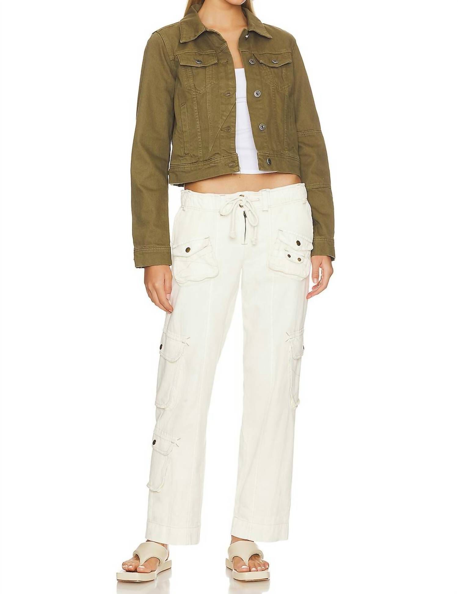 TAHITI CARGO PANTS IN TOFU, Tofu / White, hi-res image number 0