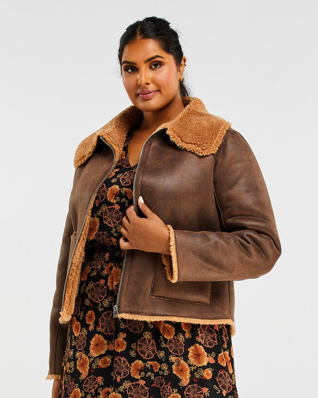 Lenny Jacket, ChocolateTan / Brown, alternate image number null