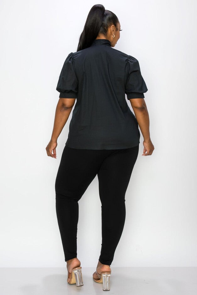 ASHLYN TIE NECK BLOUSE, , alternate image number 5