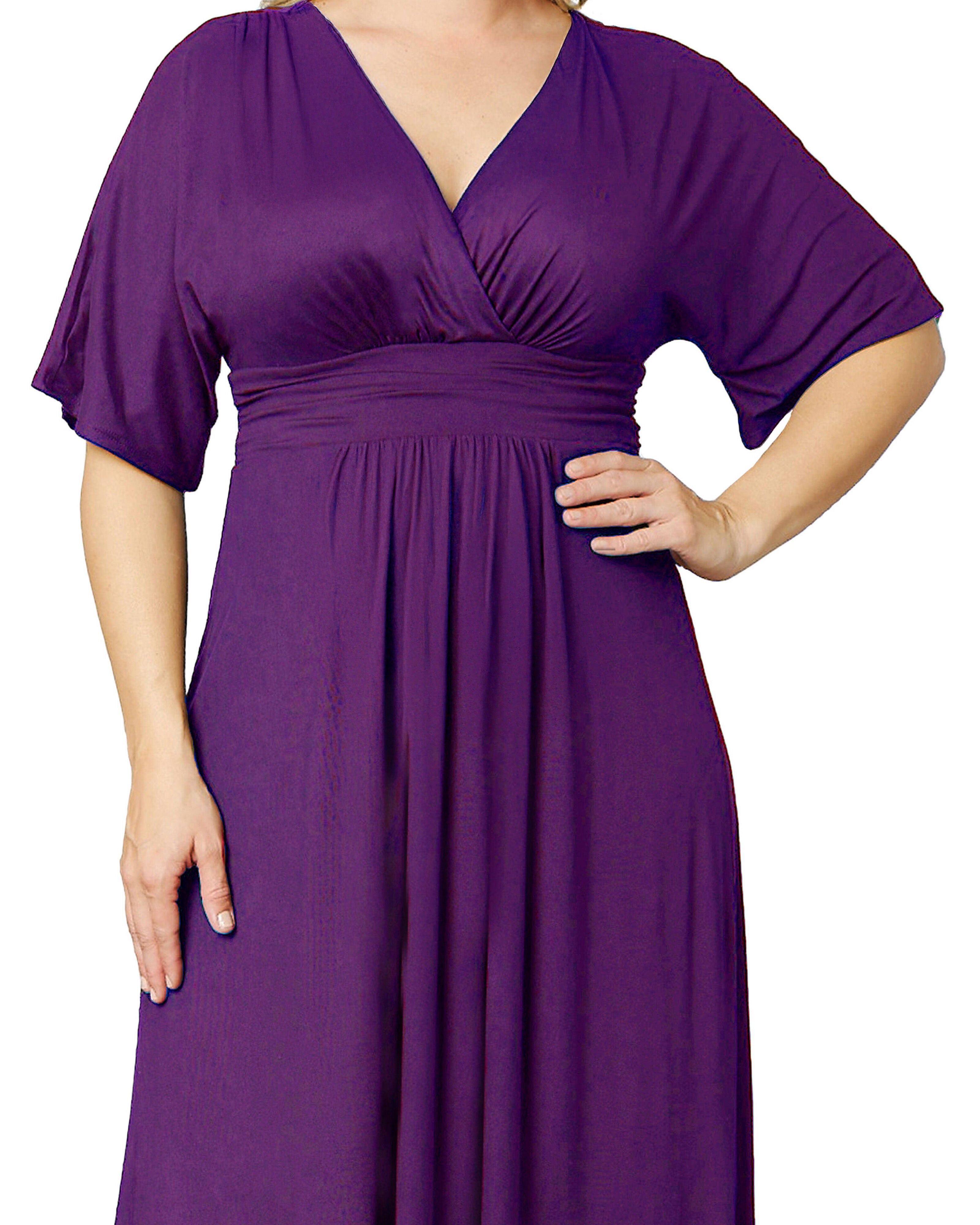 Vienna Maxi Dress, PLUM PASSION / Purple, alternate image number 2