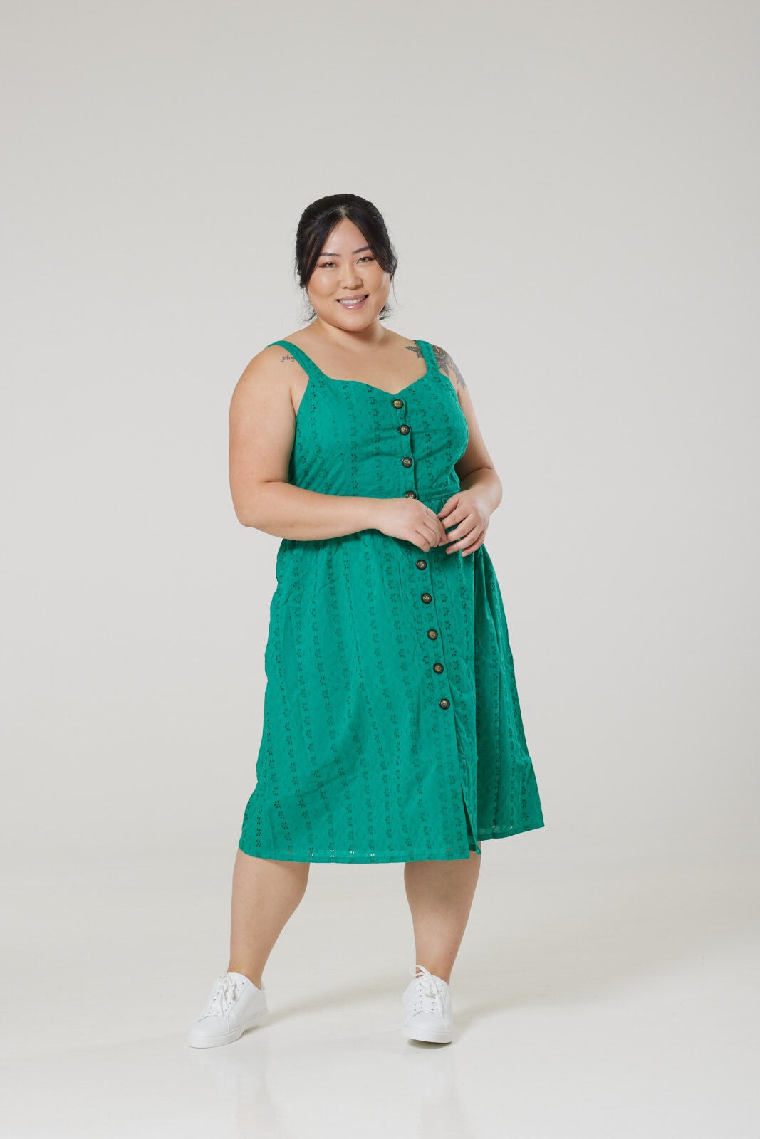 Remmy Green Dress, Kelly Green / Kelly Green, hi-res image number 0