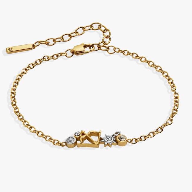 Sagittarius Symbol Inline Bracelet, Two tone / Gold, hi-res image number 0