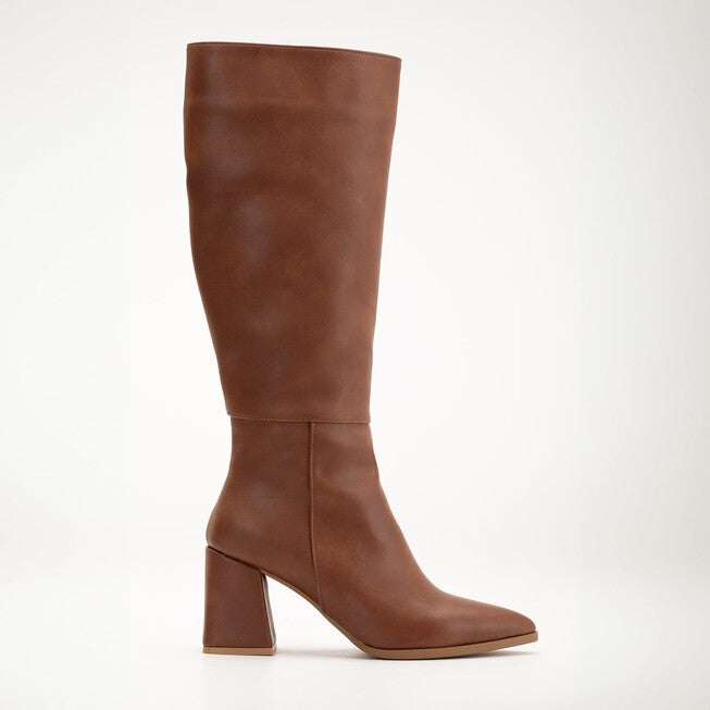 VALERIE - BROWN KNEE HIGH BOOTS, BROWN / Brown, hi-res image number 0