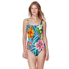 Tropicana Square Neck One Piece
