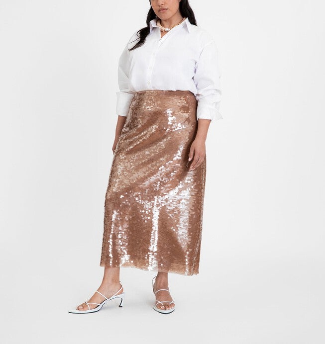 Kiah Skirt, Praline / Bronze, hi-res image number 0