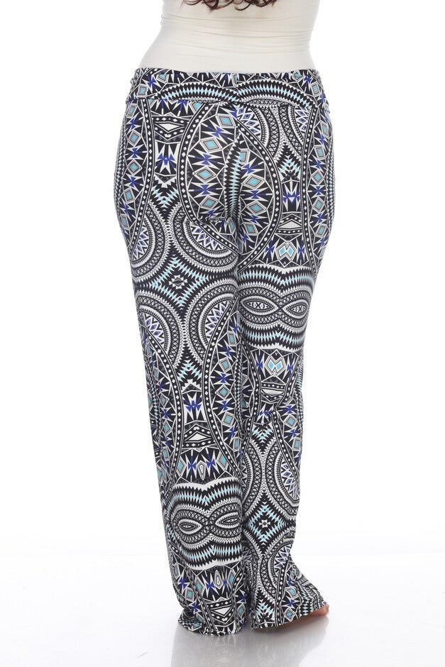 Geometric Print  Palazzo Pants, , alternate image number 9