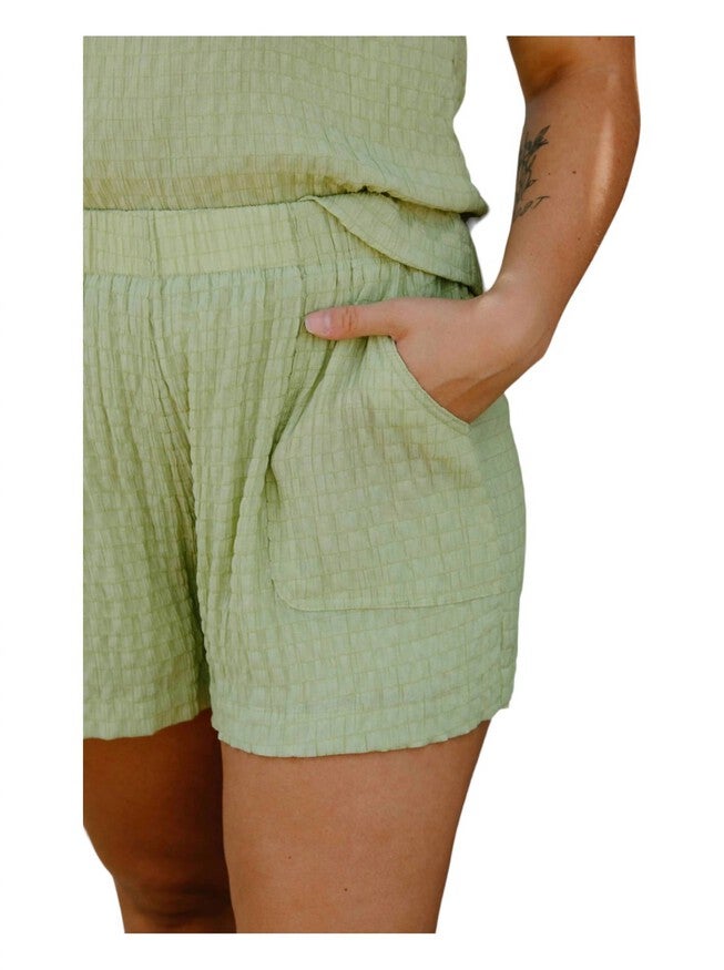 SHIRRED SET, Lime / Light Green, alternate image number null