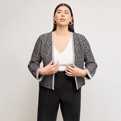 Meena Daily Jardigan - Boucle Tweed Jardigan