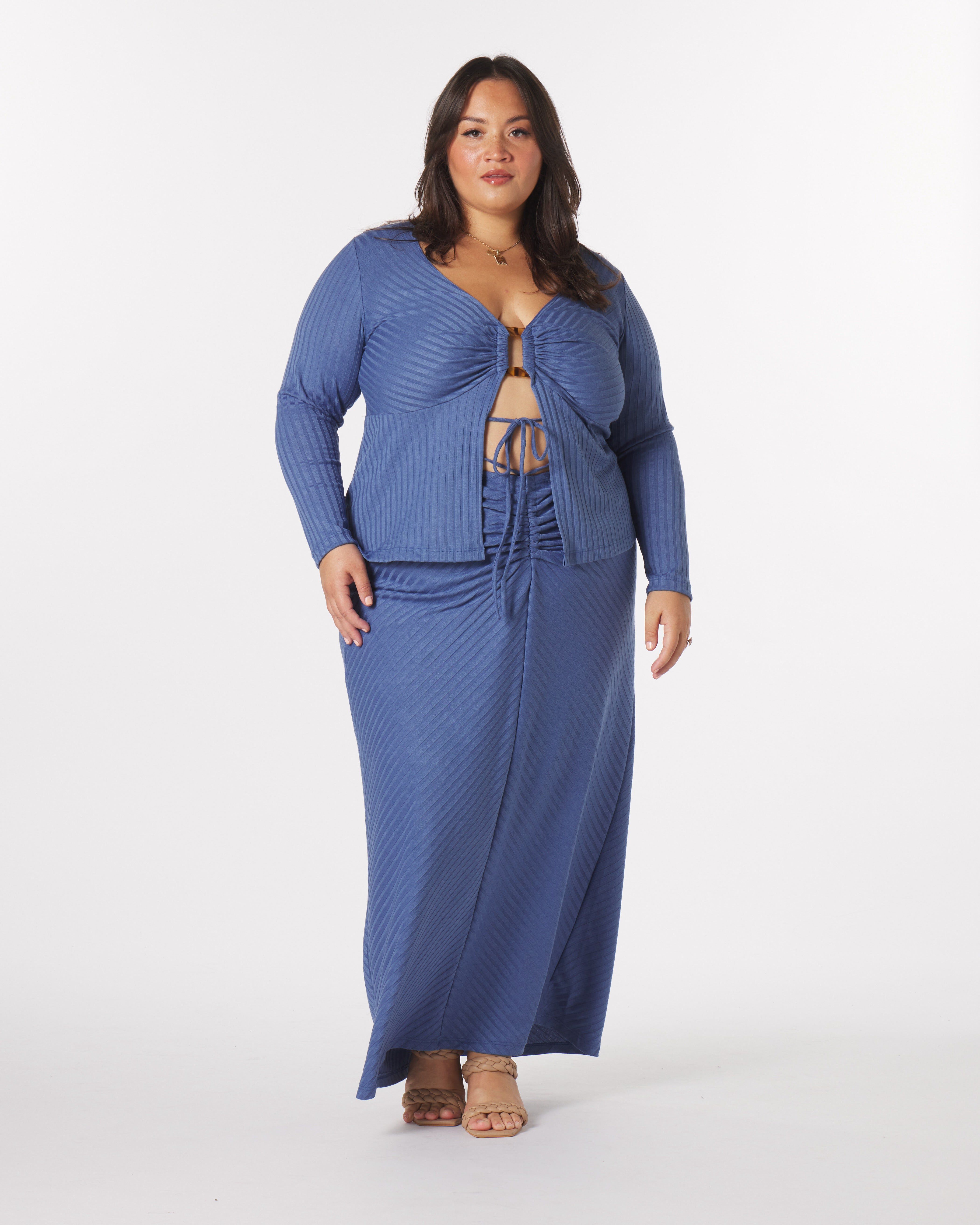 Luna O-Ring Top, Frost / Dusty Blue, alternate image number 3