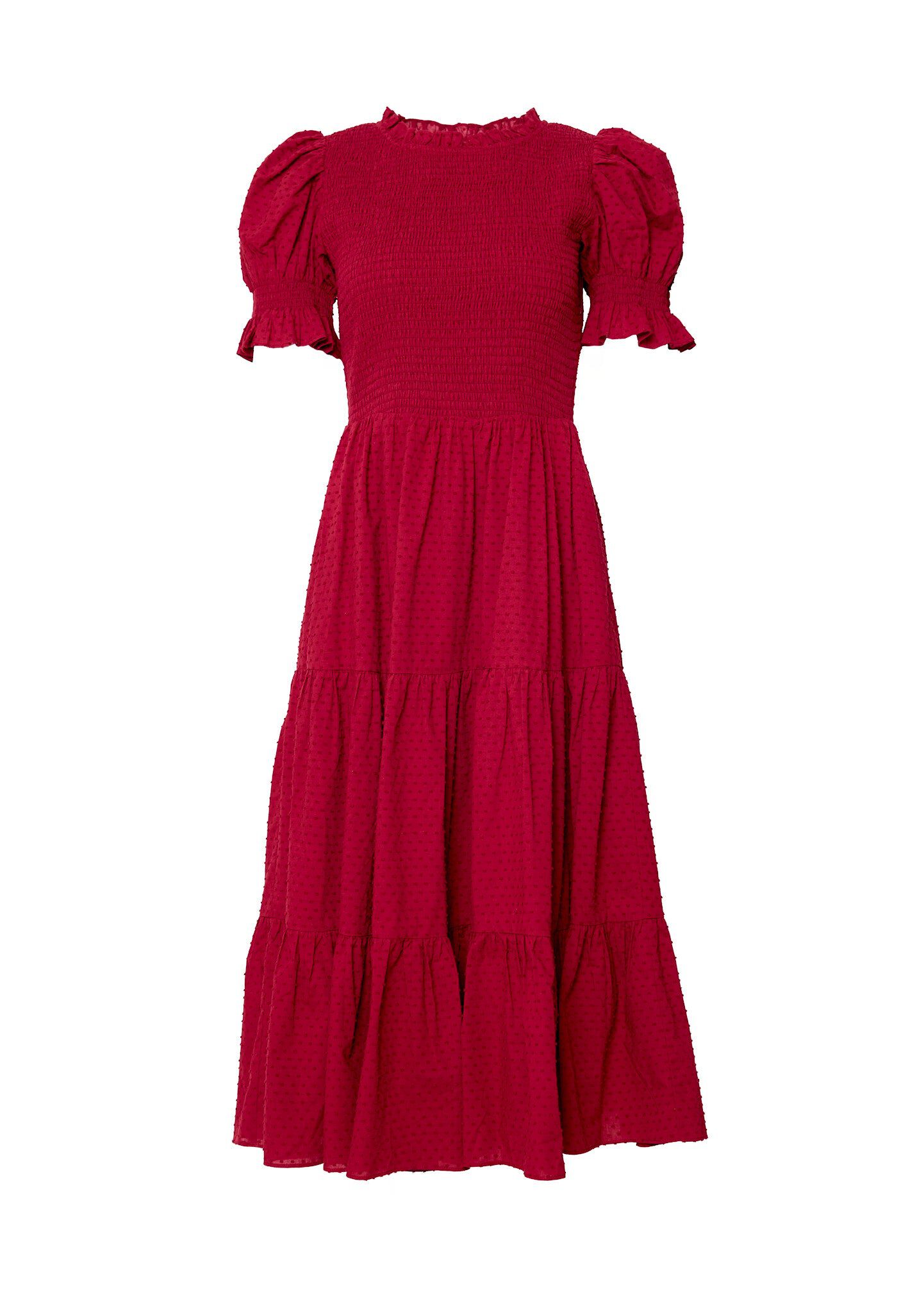 Cordelia Dress, Burgundy / Burgundy, alternate image number 6