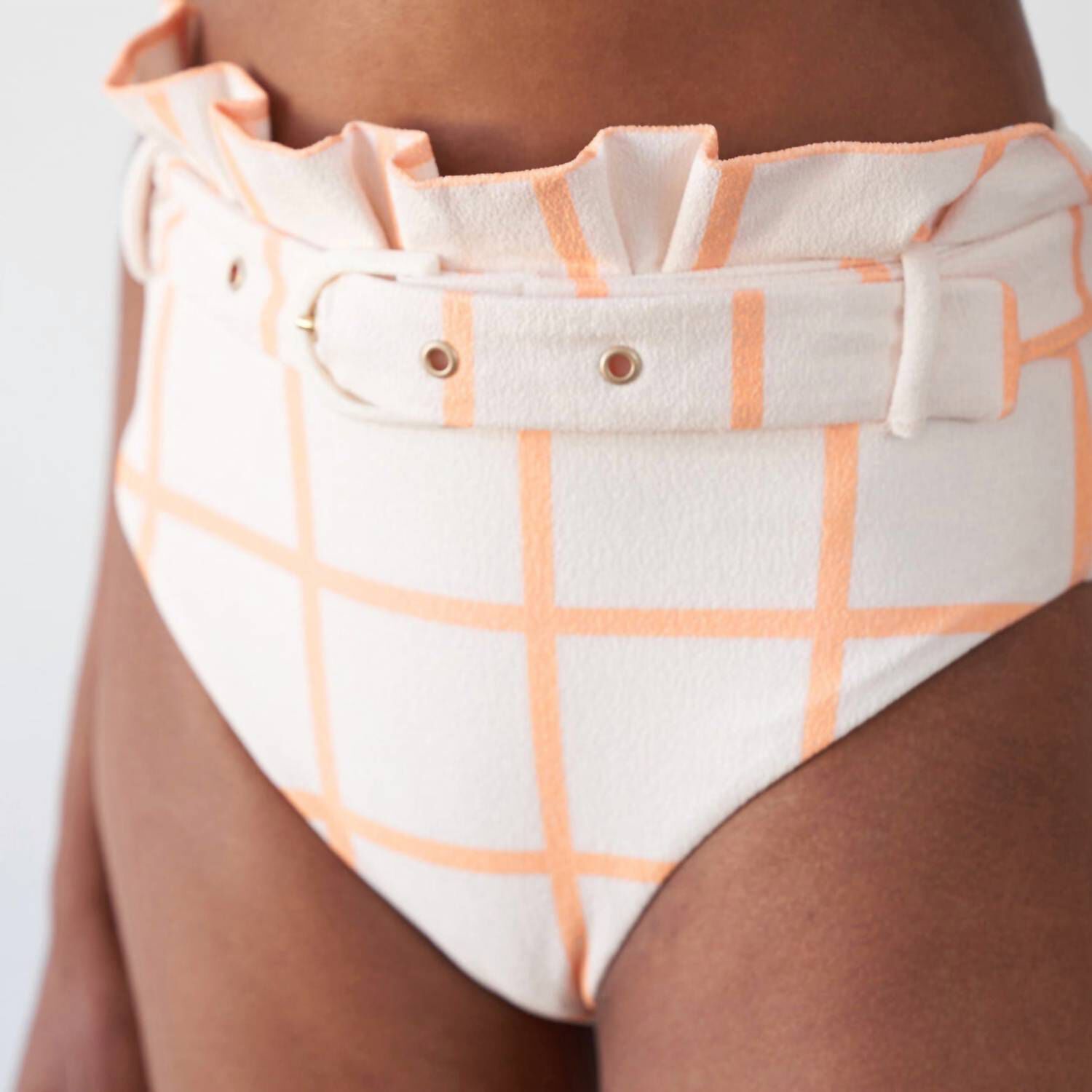 CREPE WINONA BOTTOM IN ETTERO GEO, Ettero Geo / White, alternate image number 1