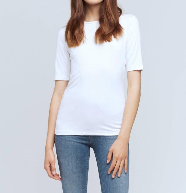 CASEY TEE IN WHITE, White / White, hi-res image number 0