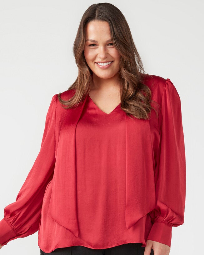 Lenora Top, Ruby Pink / Pink, alternate image number null