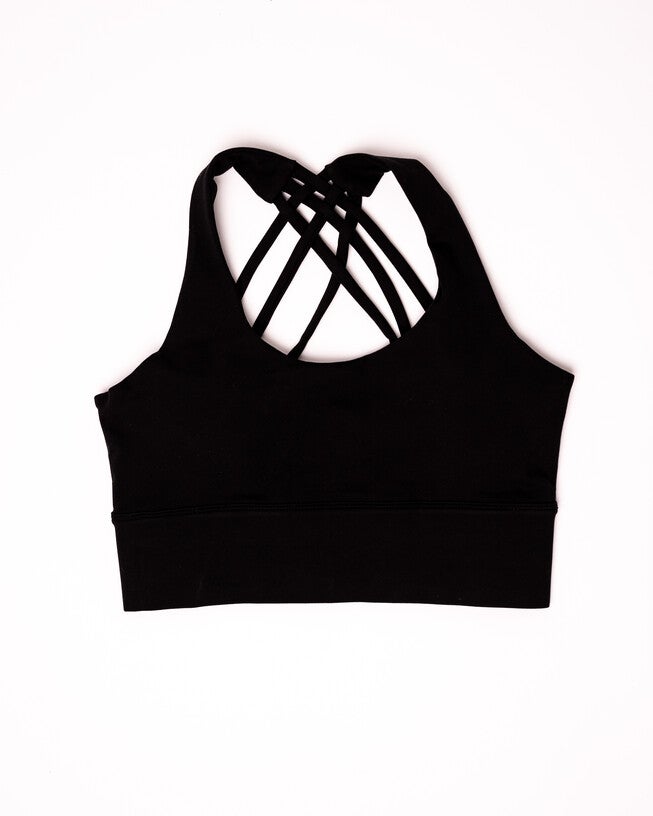 Crisscross Crop Sports Bra, , alternate image number 3