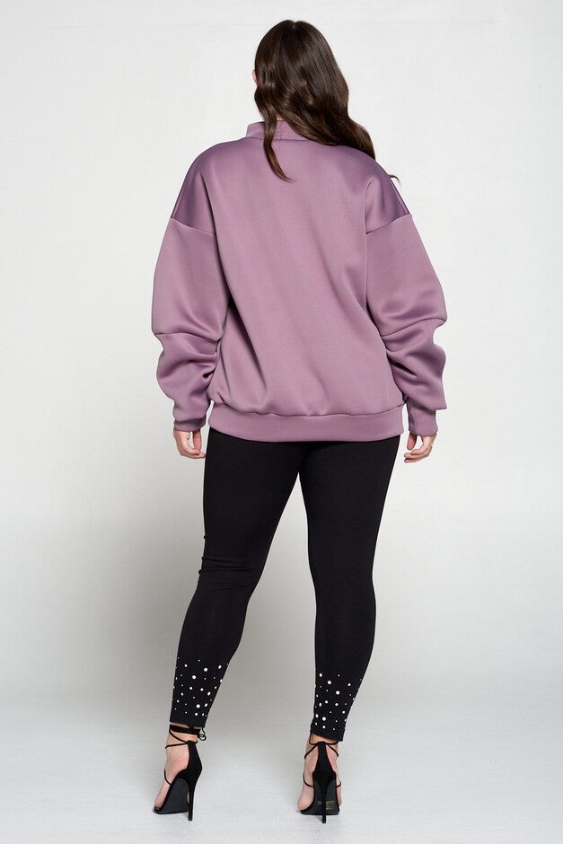 NEOPRENE SWEATSHIRT, , alternate image number null