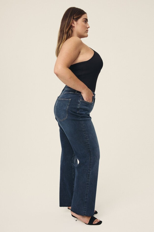 RFD PLUS - STRAIGHT JEANS | DEEP WATERS, DEEP WATERS / Dark Wash, alternate image number 1