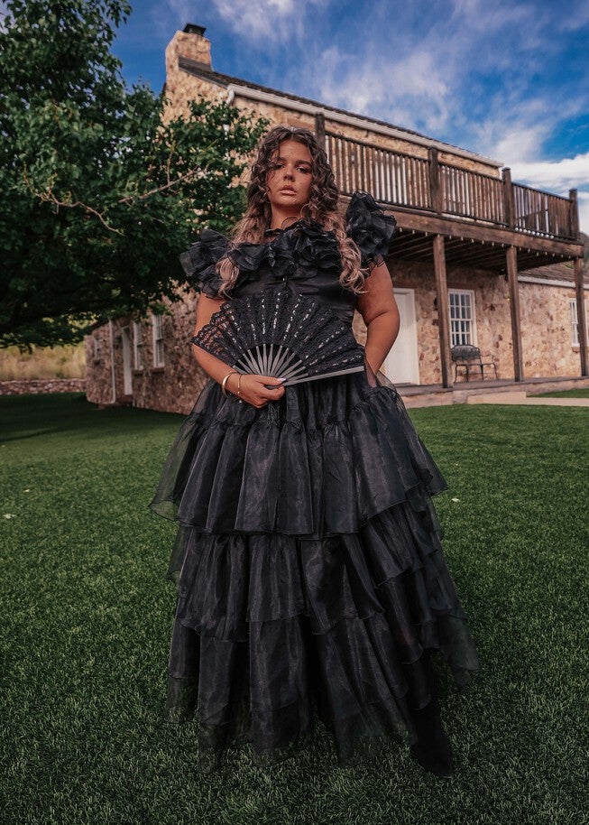 Wednesday Dress, Black / Black, alternate image number null