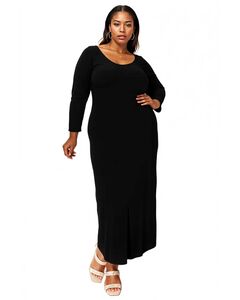 ASHE SCOOP NECK MAXI