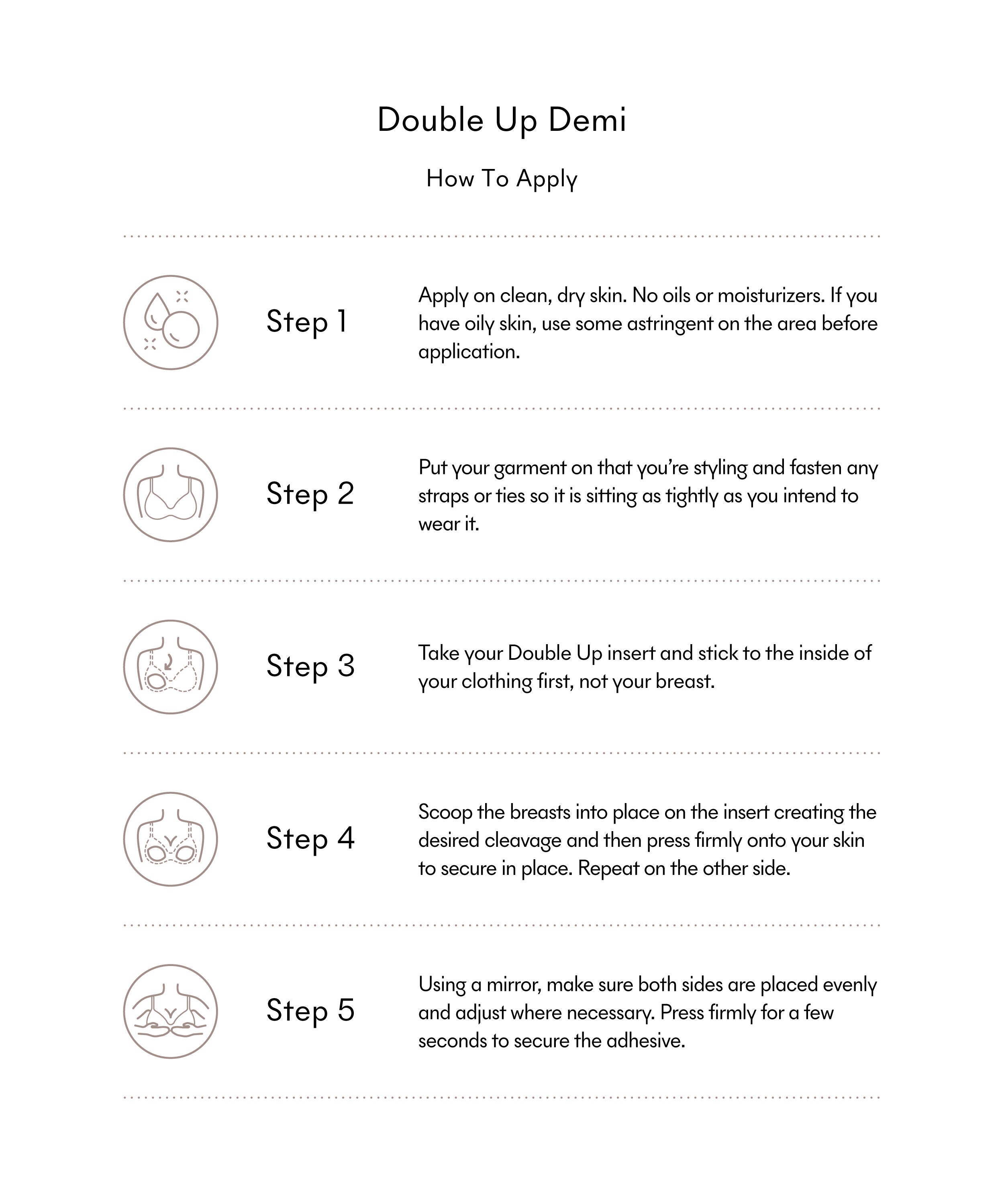 Double Up Ultra-Boost Double-Sided Adhesive Inserts (Demi), No 5 Soft Tan / Tan, alternate image number 3