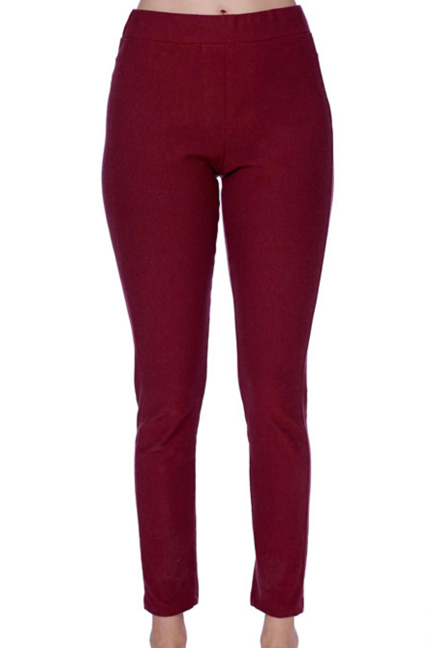 High Waisted Leggings In Wine, Wine / Red, hi-res image number 0