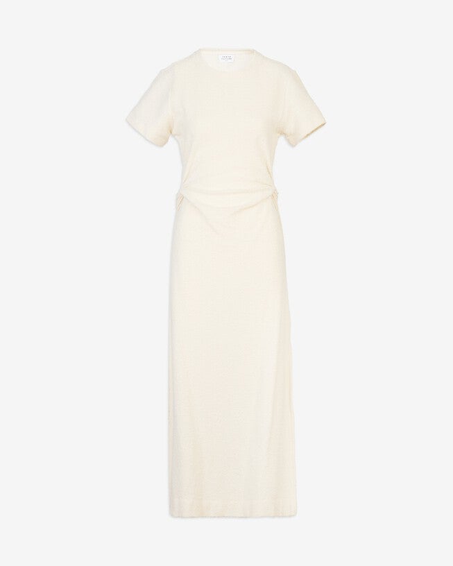 Short Sleeve Aurora Dress (Old Do Not Use), Cream / Cream, alternate image number 1