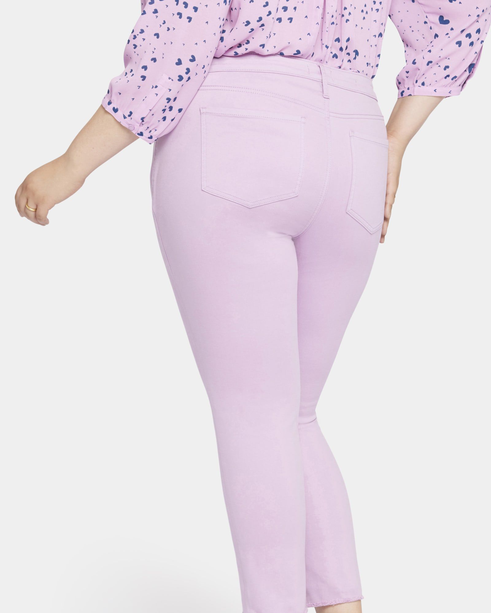 Sheri Ankle Fray Jeans, Mauve Mist / Lilac, alternate image number 1