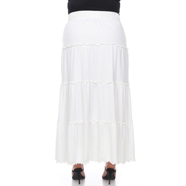 Tiered Maxi Skirt, , alternate image number 7