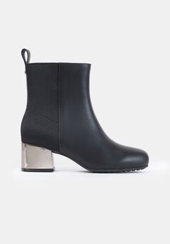 Jackie Half Stretch Silver Heel Bootie