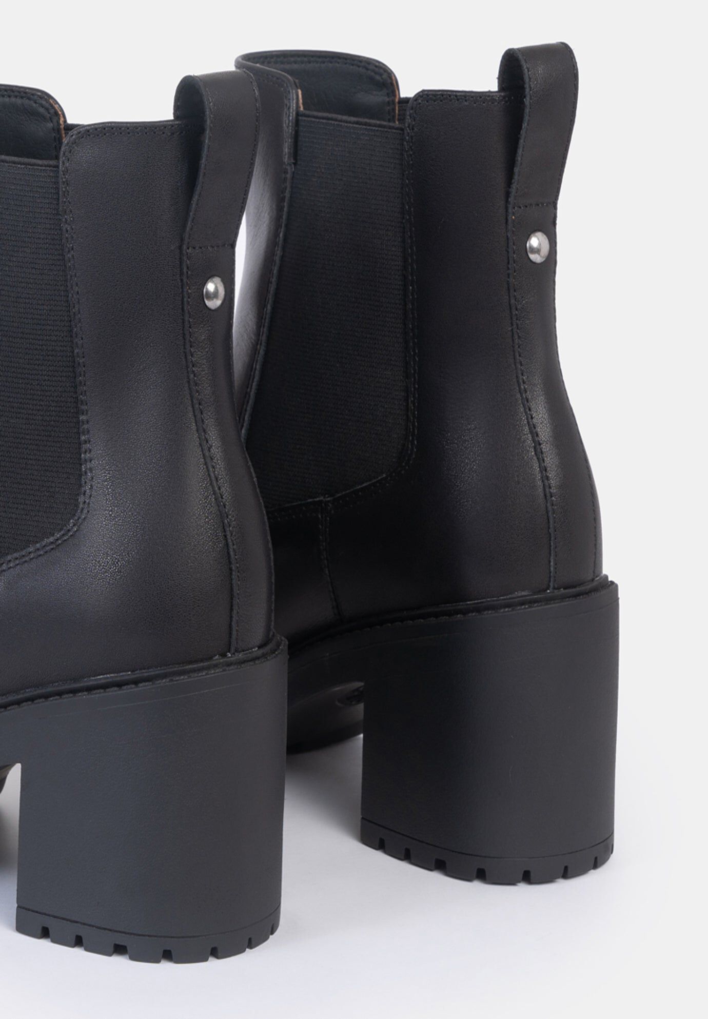 Rebel Lug Heel Chelsea, Black / Black, alternate image number 3