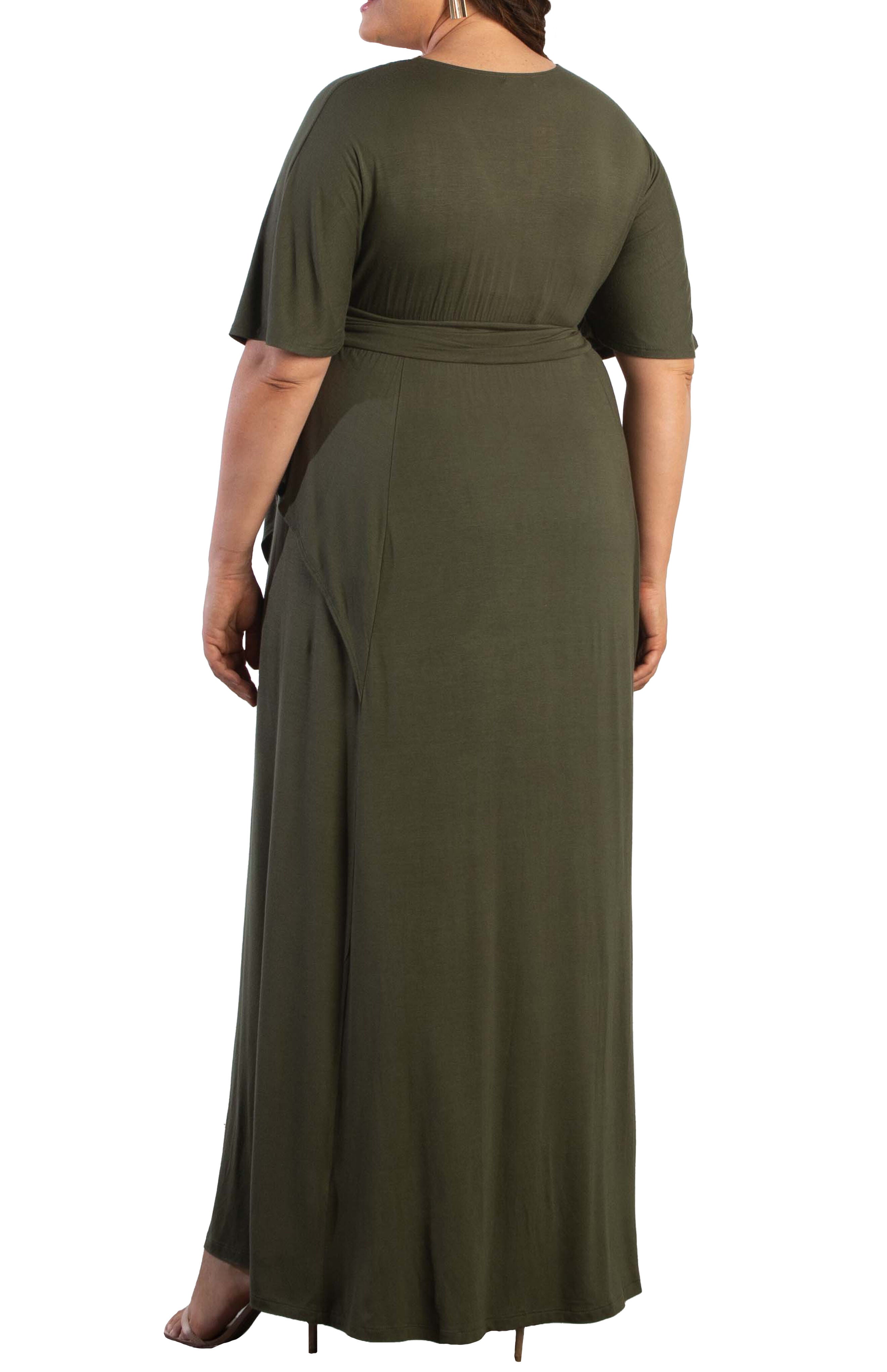 Indie Flair Maxi Dress, OLIVE / Olive Green, alternate image number 1