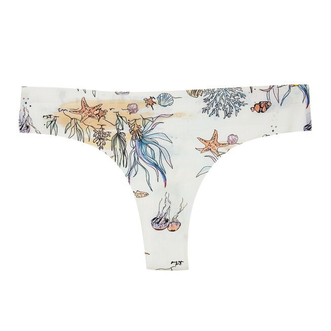 VIP THONG PRINTS, Sea Print / White, hi-res image number 0