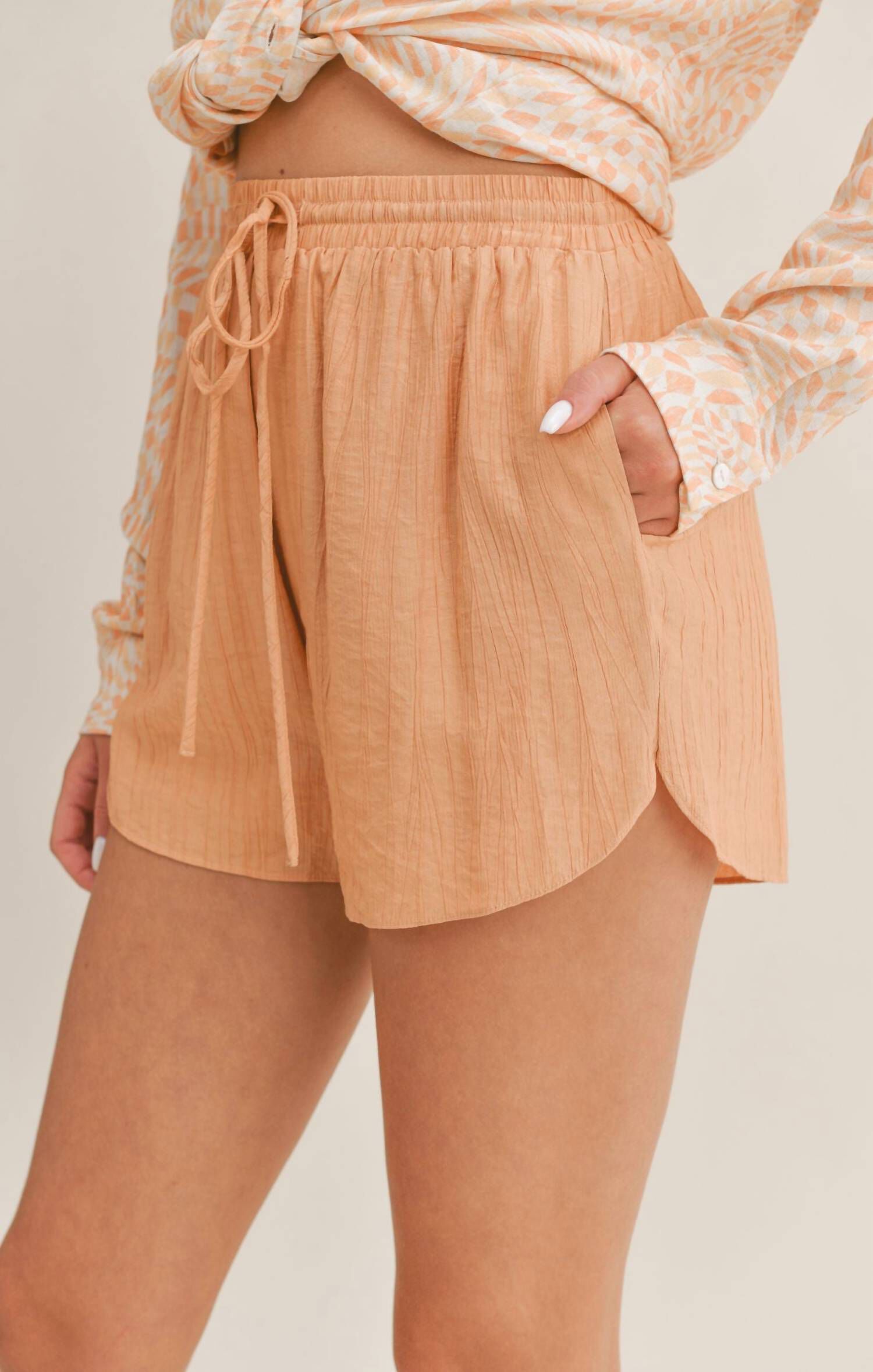 Clementine Crush Shorts In Tangerine, , alternate image number 5