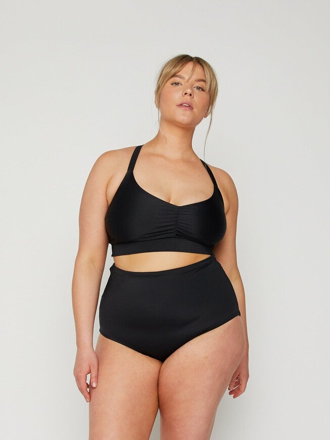 Sunny Bikini Top, Black / Black, hi-res image number null