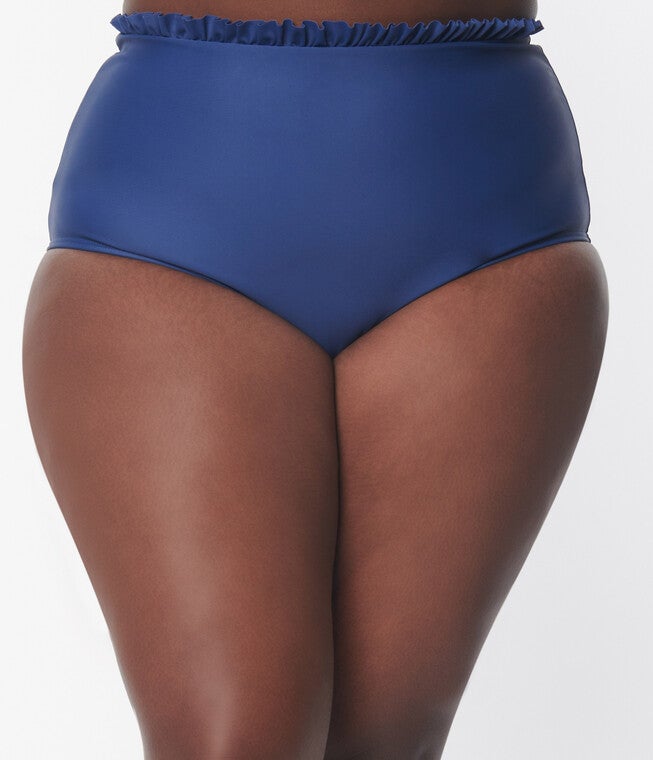 Unique Vintage Navy Cape May Swim Bottoms, , alternate image number 5