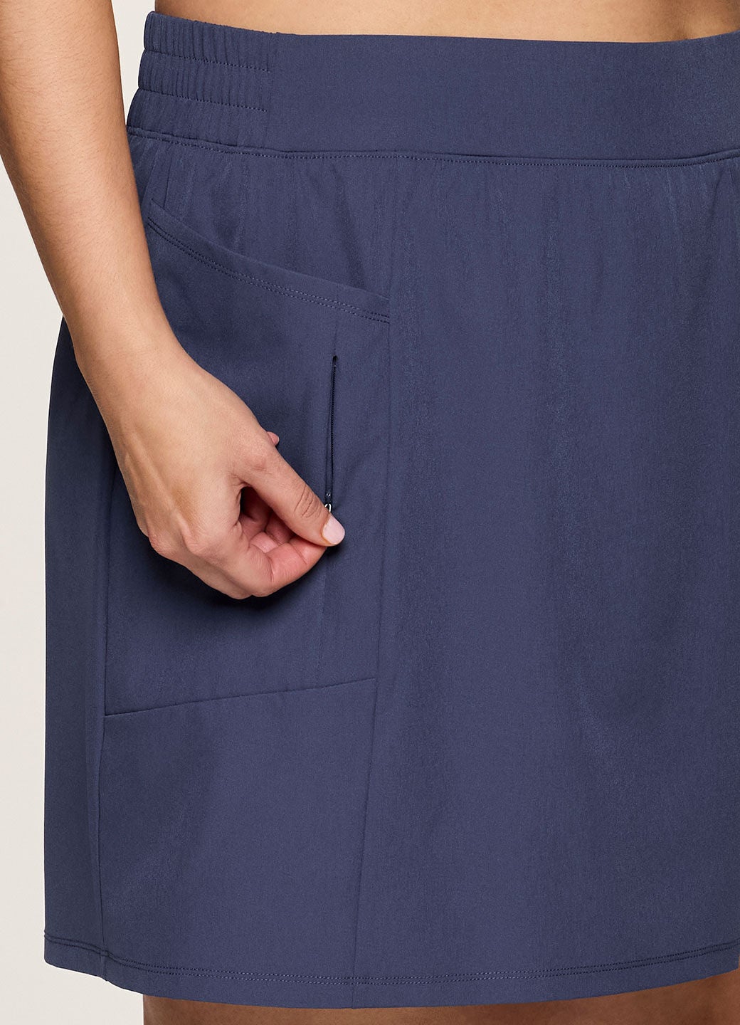 Prime Perfect Weekend Skort, Smoke Blue / Cornflower Blue, alternate image number 4