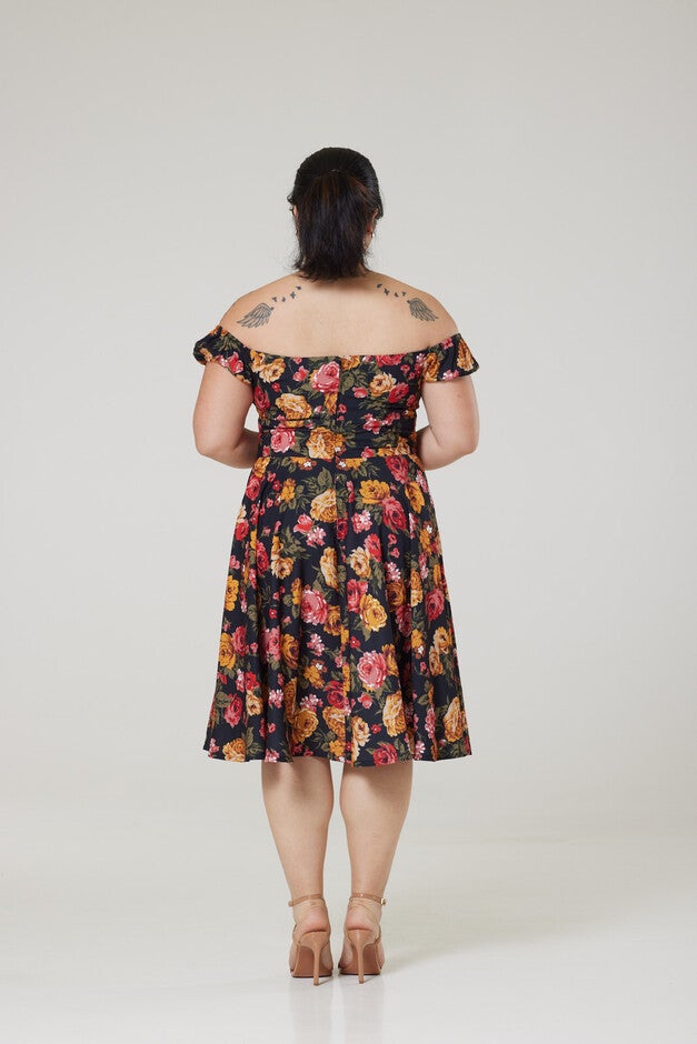 Moni Dress, Black / Black, alternate image number null