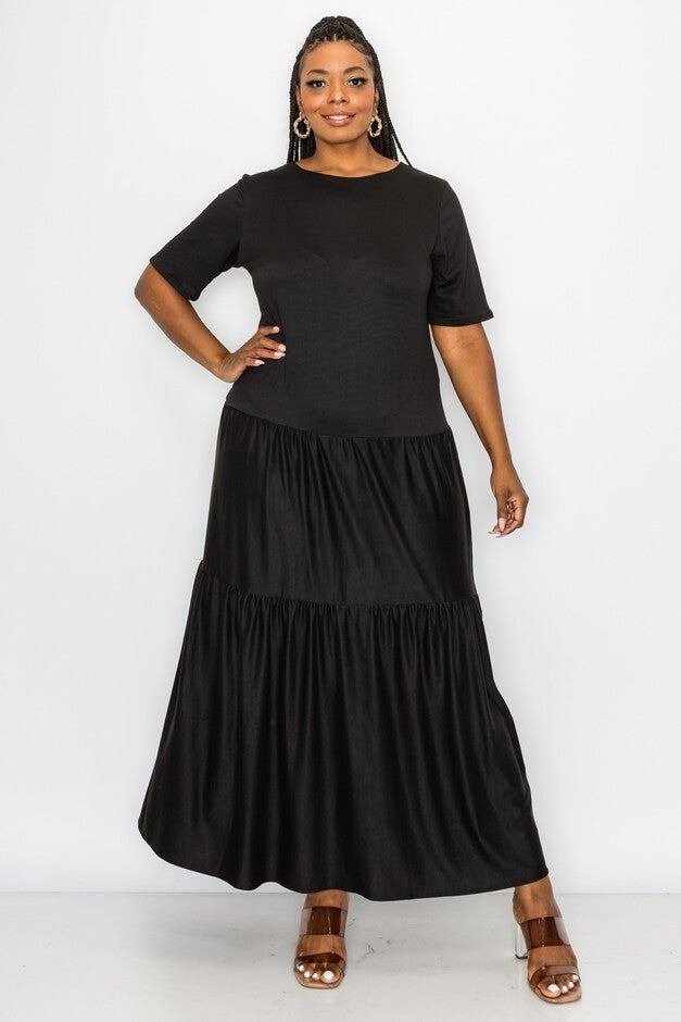 JOURDAN TIERED MAXI DRESS, , alternate image number 5