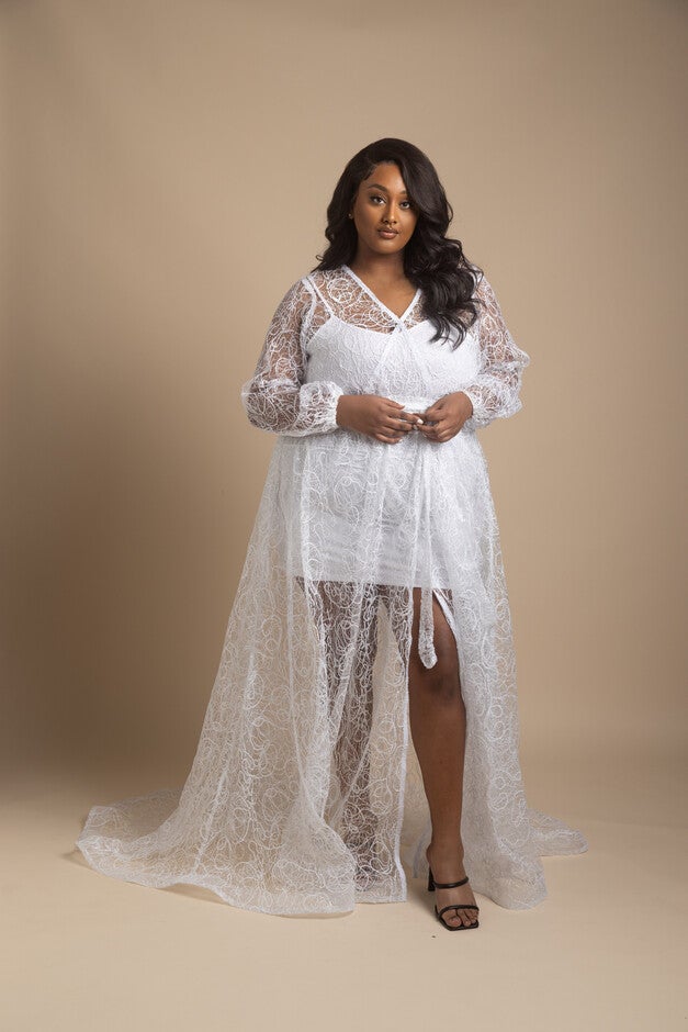 Supernova Dress Tall, White / White, alternate image number null